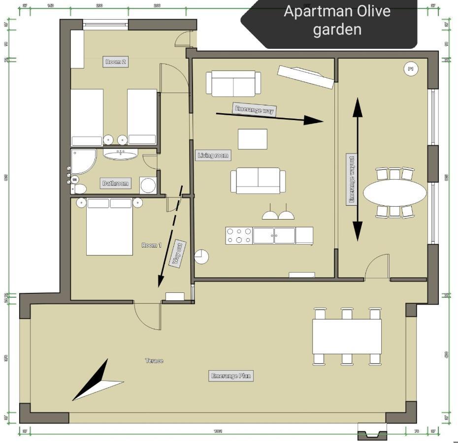 Apartment Olive Garden Vodnjan Exterior foto
